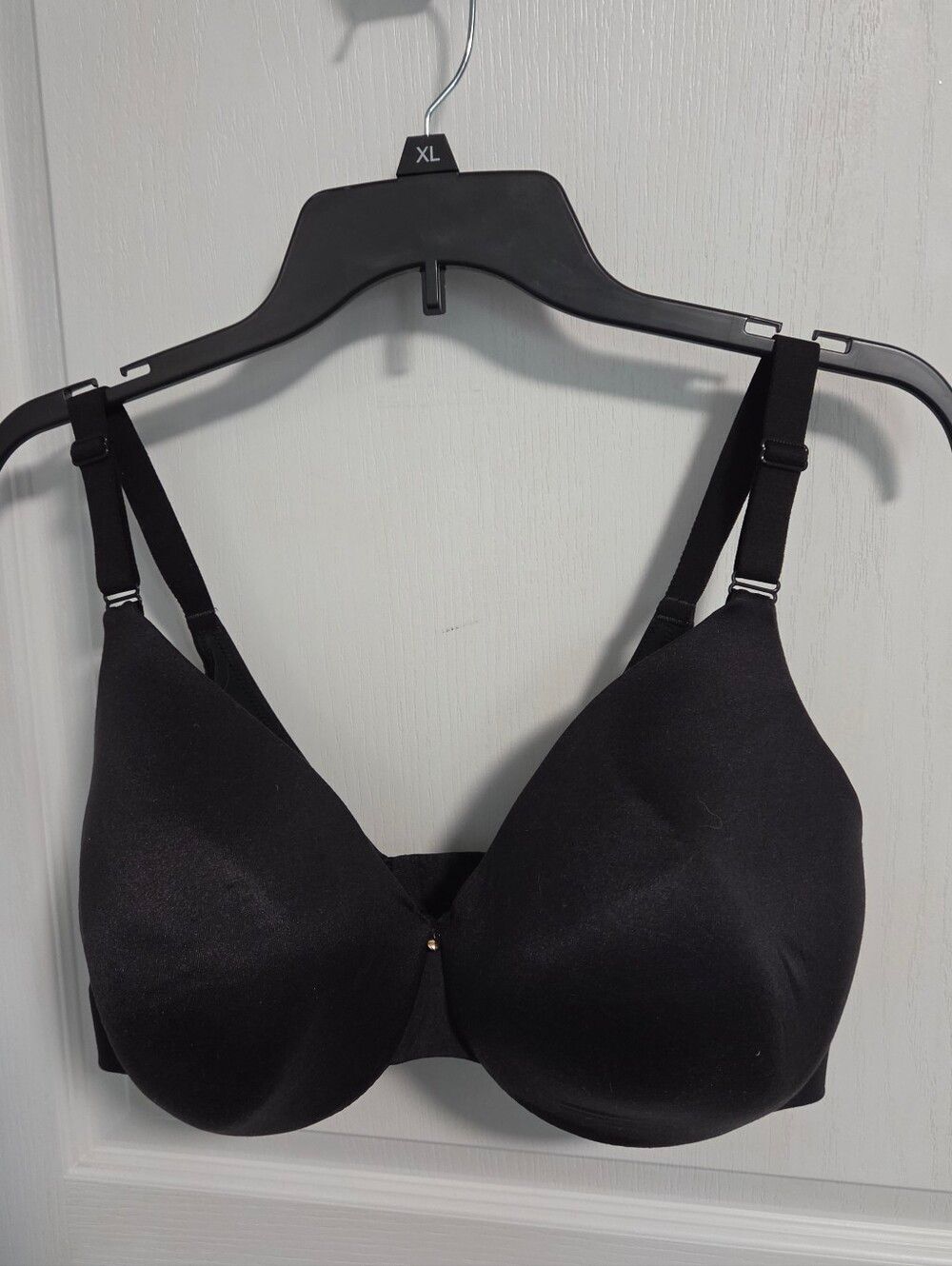 Cacique Bra Back Smoother Lined Full Coverage Underwire Black 38F